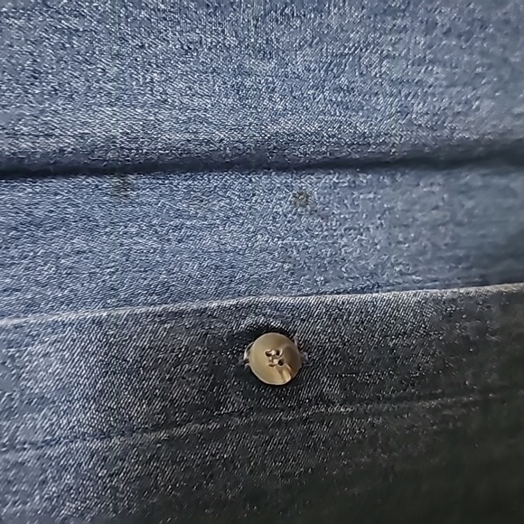 Casual Corner Annex Christmas Shirt Sz M Embroidered Beading Holiday Estate Sale - Picture 4 of 6